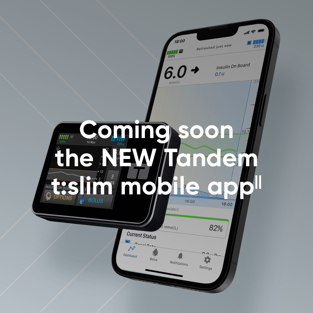 Coming soon - t:slim mobile app
