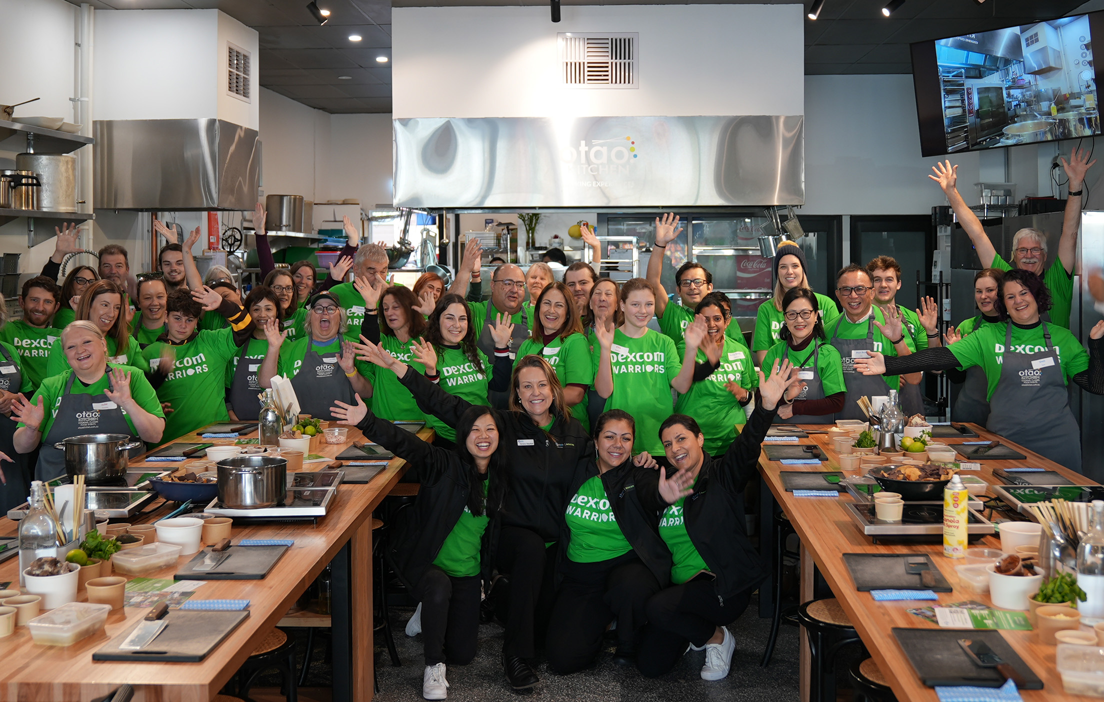 Dexcom Warriors in a Kitchen event
