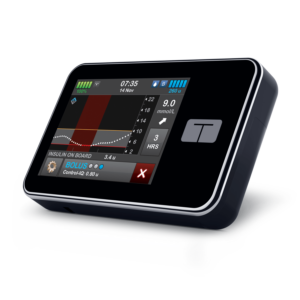 Tandem insulin pump CIQ right-tilted