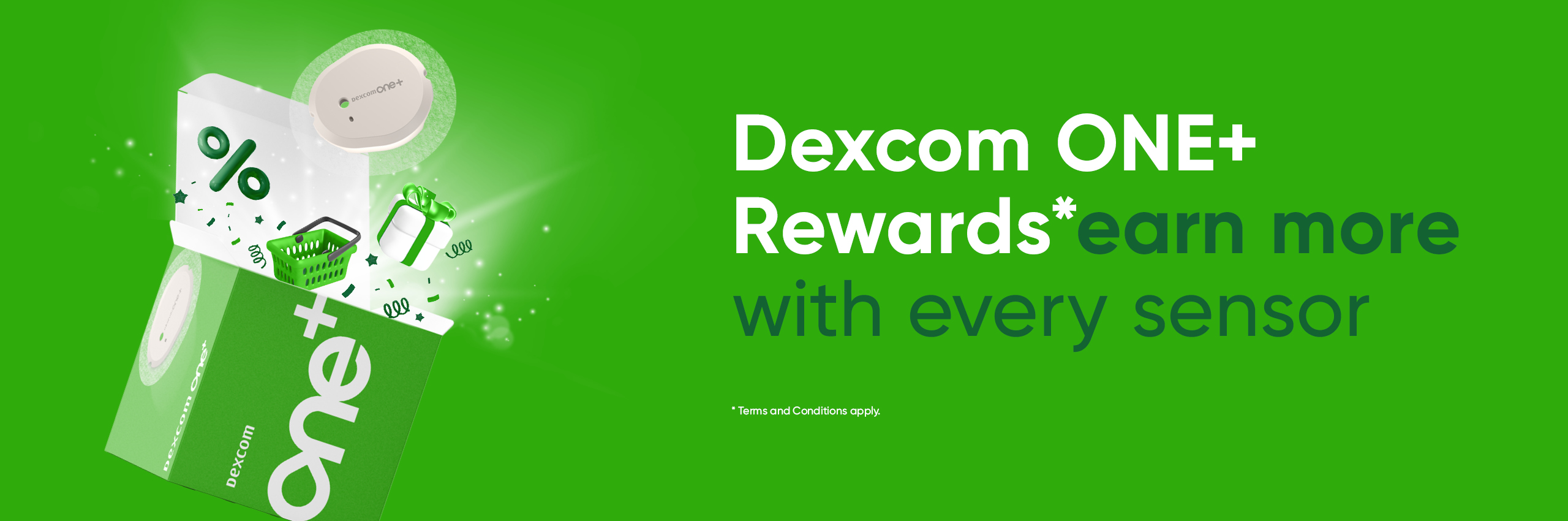 Dexcom ONE+ Loyalty Program 2560x850